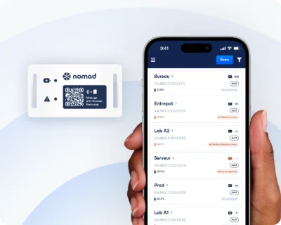 Nomad – Enregistreur de température bluetooth, à usage unique