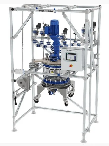 Buchiglas peptide synthesizer reactor solutions