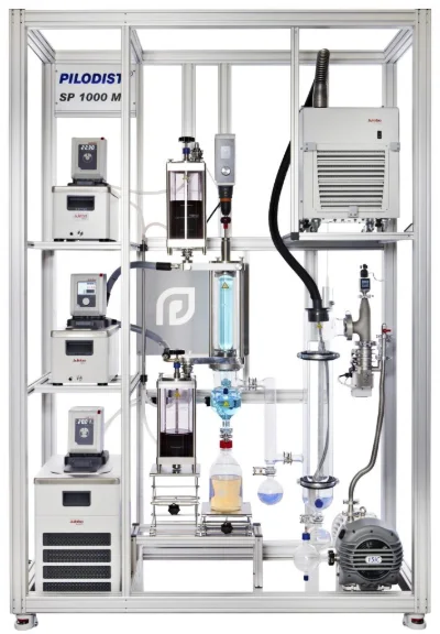 CONTINOUS SHORT-PATH EVAPORATOR PILODIST SP 1000 CC